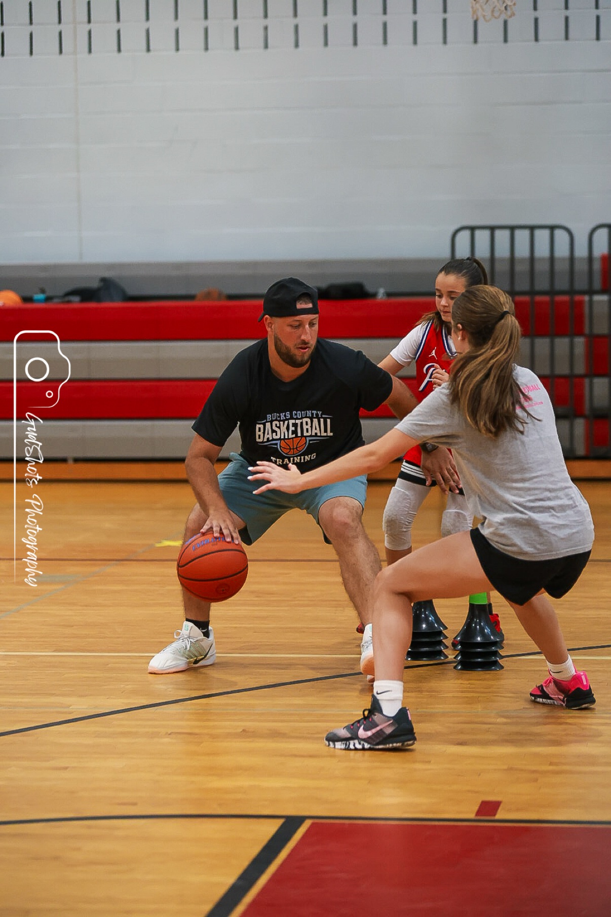 Coach Parker training players